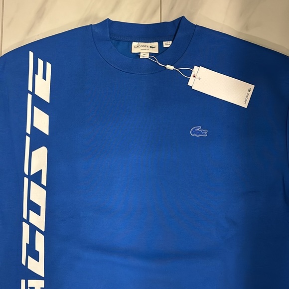 Men’s Lacoste Loose Fit Pullover Sweatshirt - Picture 3 of 5